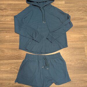 Victoria's Secret Women's Hoodie and Shorts Set